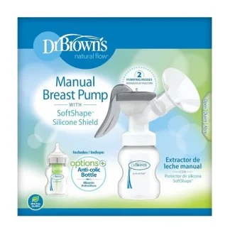 Dr. Brown's Manual Breast Pump with Silicone Shield