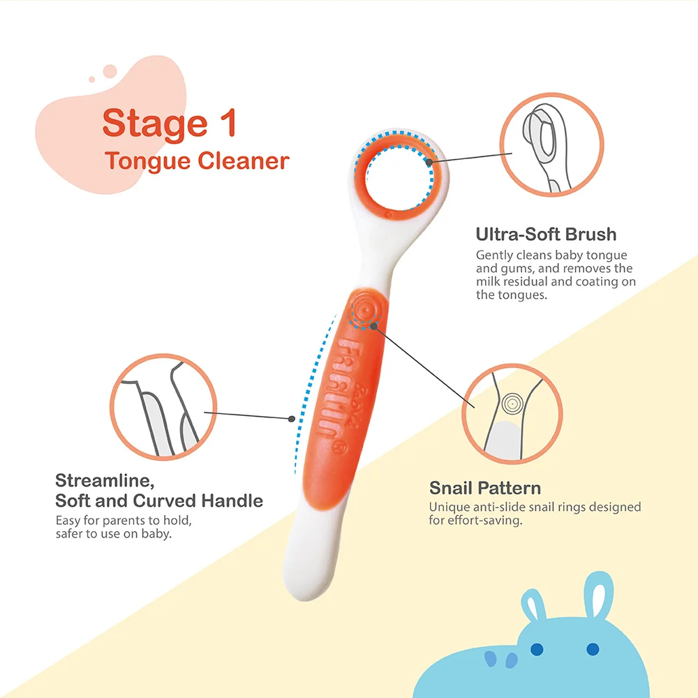 Farlin 3 stage oral hygiene tooth brush - Image 3