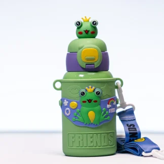 Kids vaccum flask - thermos bottle with straw