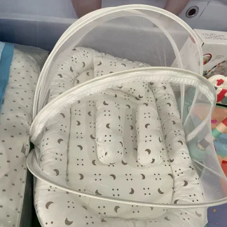 baby nest with mosquito net